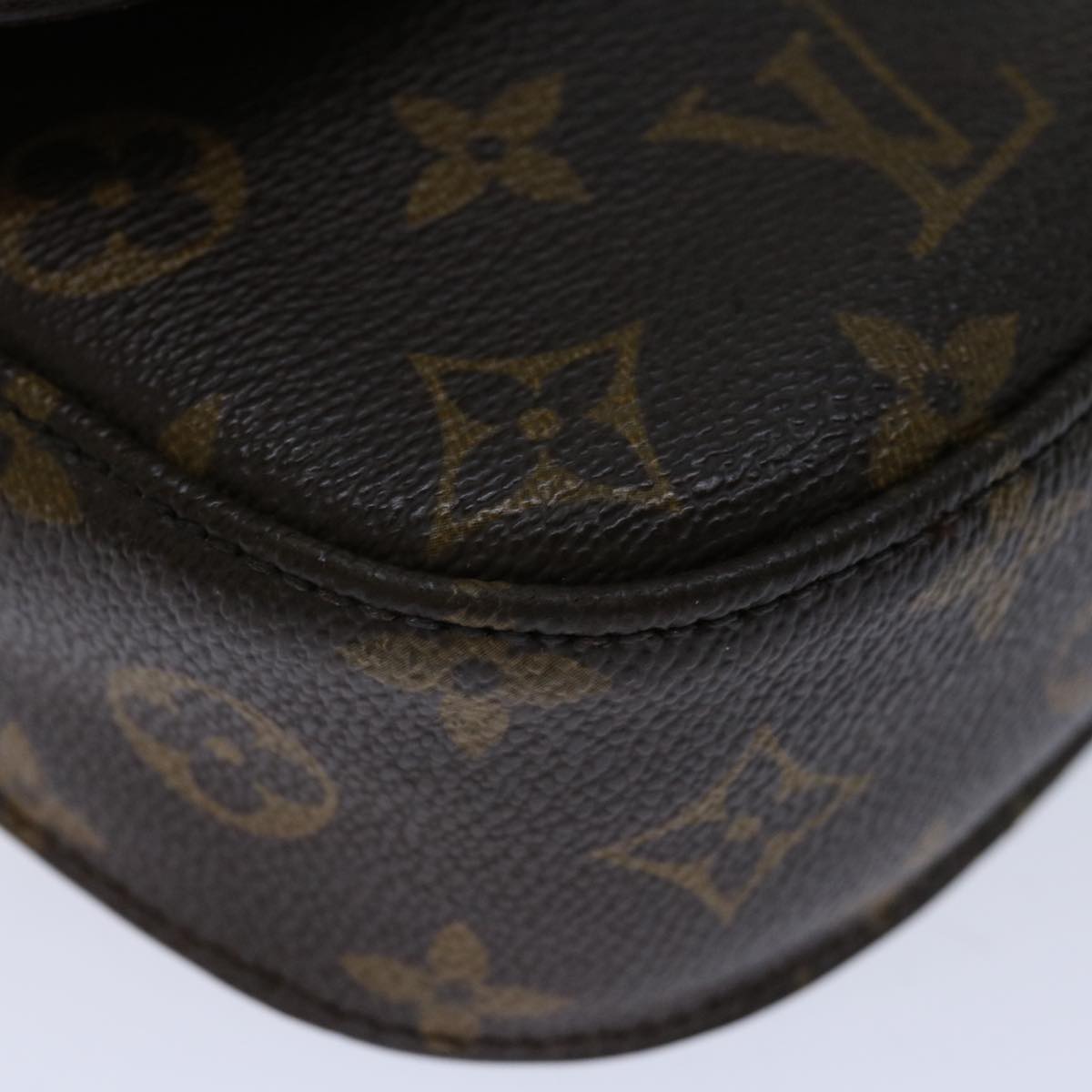 LOUIS VUITTON Monogram Saint Cloud MM Shoulder Bag M51243 LV Auth 67726