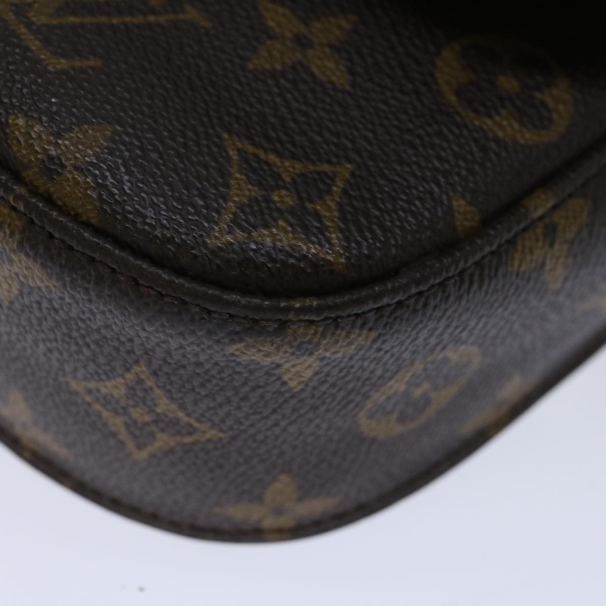 LOUIS VUITTON Monogram Saint Cloud MM Shoulder Bag M51243 LV Auth 67726