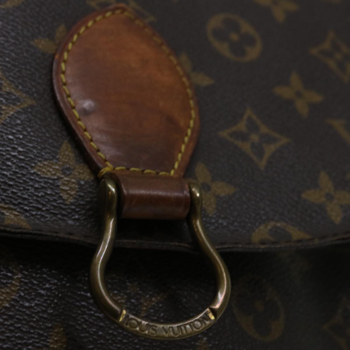 LOUIS VUITTON Monogram Saint Cloud GM Shoulder Bag M51242 LV Auth 67727