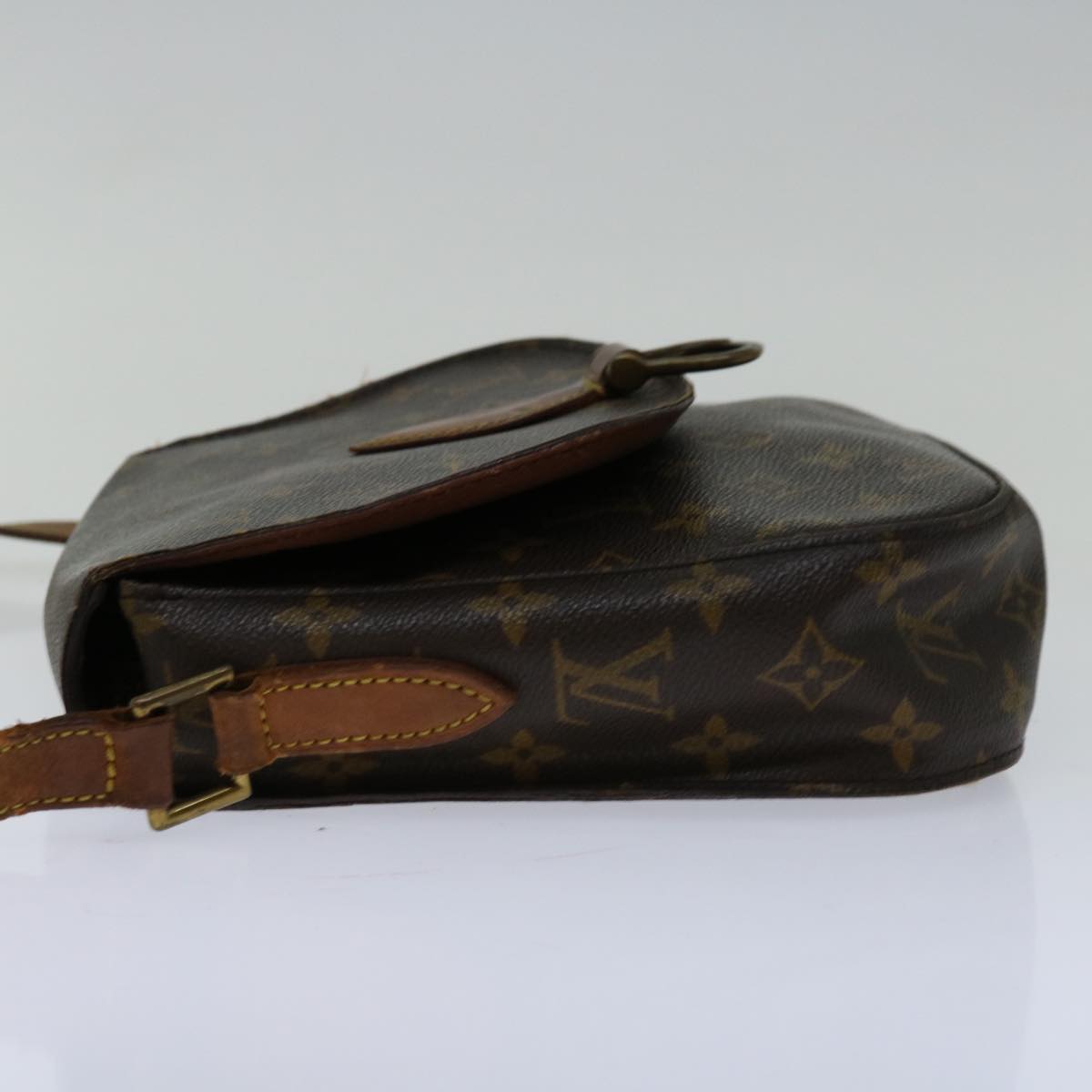 LOUIS VUITTON Monogram Saint Cloud GM Shoulder Bag M51242 LV Auth 67727