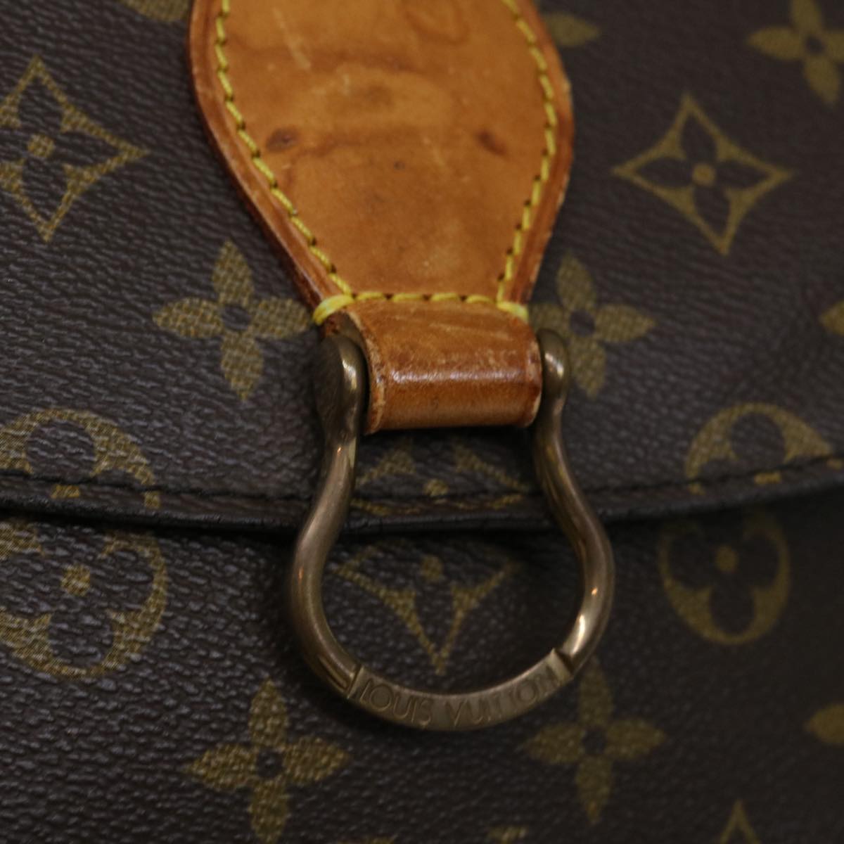 LOUIS VUITTON Monogram Saint Cloud GM Shoulder Bag M51242 LV Auth 67728