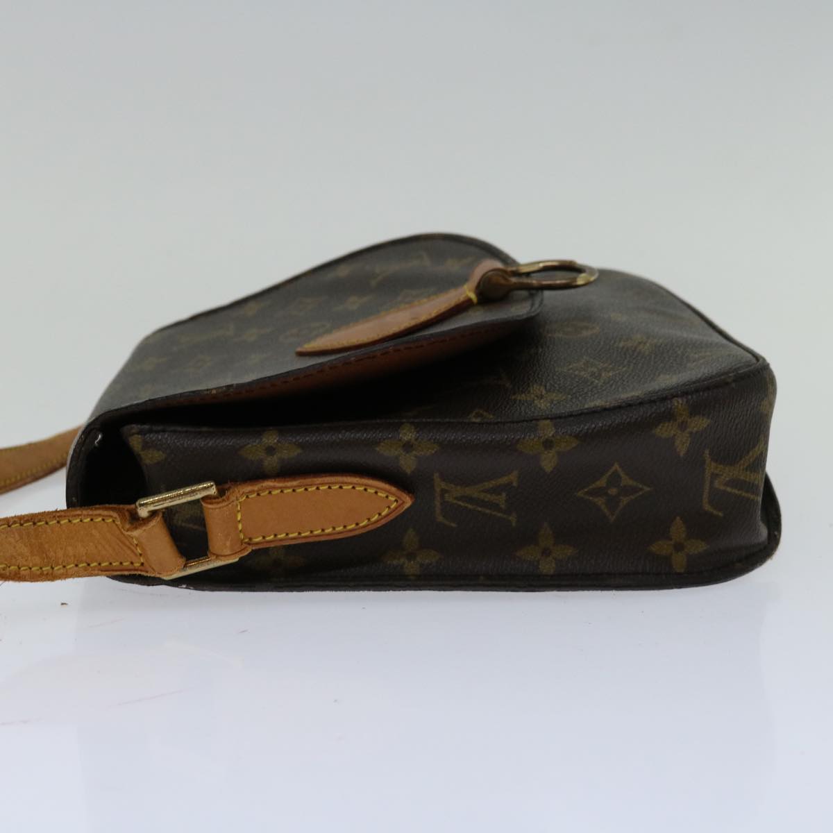 LOUIS VUITTON Monogram Saint Cloud GM Shoulder Bag M51242 LV Auth 67728