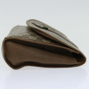 GUCCI GG Supreme Web Sherry Line Clutch Bag PVC Beige Red 89 01 031 Auth 67735-4