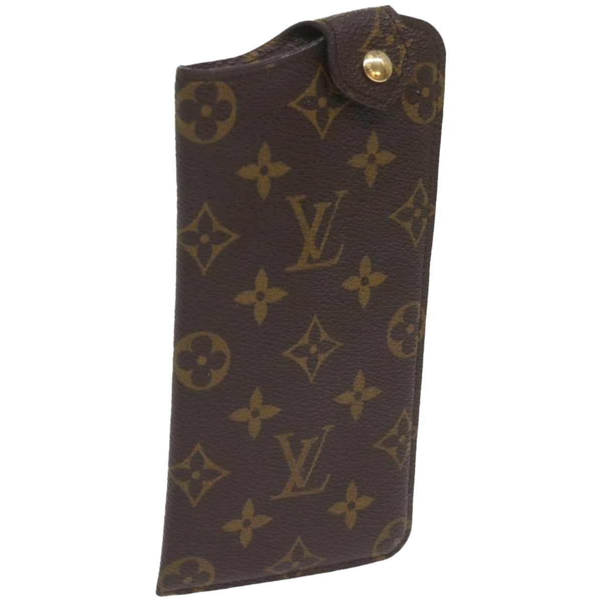 LOUIS VUITTON Monogram Etui Lunette MM Glasses Case M66544 LV Auth 67737