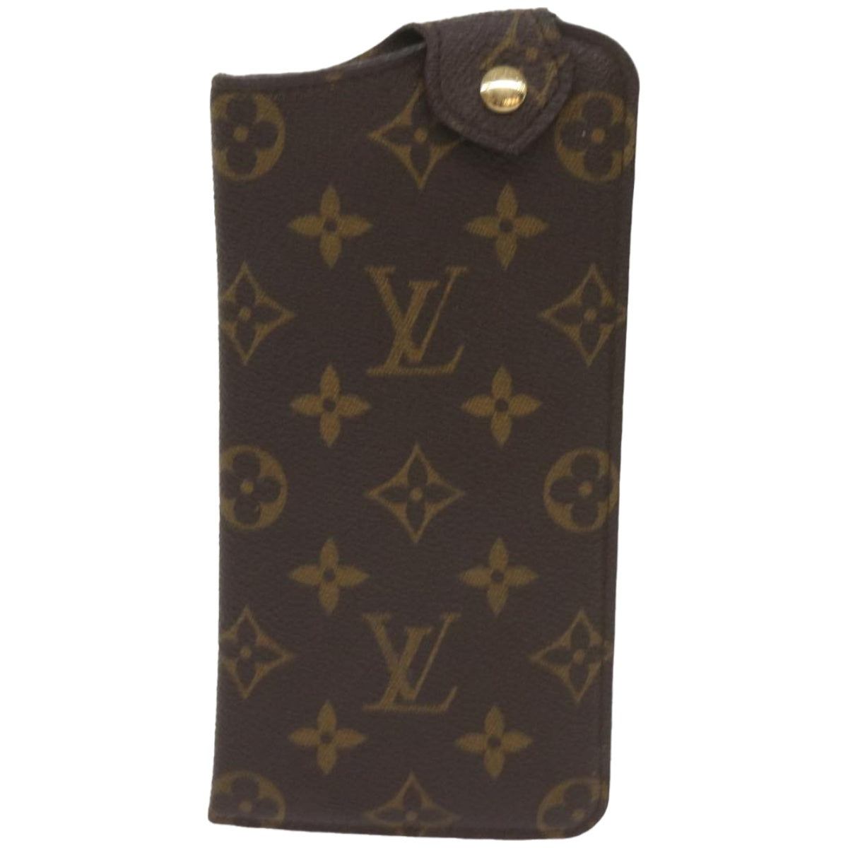 LOUIS VUITTON Monogram Etui Lunette MM Glasses Case M66544 LV Auth 67737