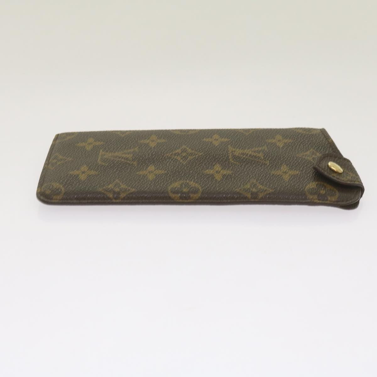 LOUIS VUITTON Monogram Etui Lunette MM Glasses Case M66544 LV Auth 67737