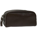 LOUIS VUITTON Taiga Trousse Yvan Clutch Bag Grizzly M32498 LV Auth 67738-1