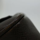 LOUIS VUITTON Taiga Trousse Yvan Clutch Bag Grizzly M32498 LV Auth 67738-15