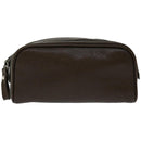 LOUIS VUITTON Taiga Trousse Yvan Clutch Bag Grizzly M32498 LV Auth 67738-13