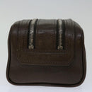 LOUIS VUITTON Taiga Trousse Yvan Clutch Bag Grizzly M32498 LV Auth 67738-4