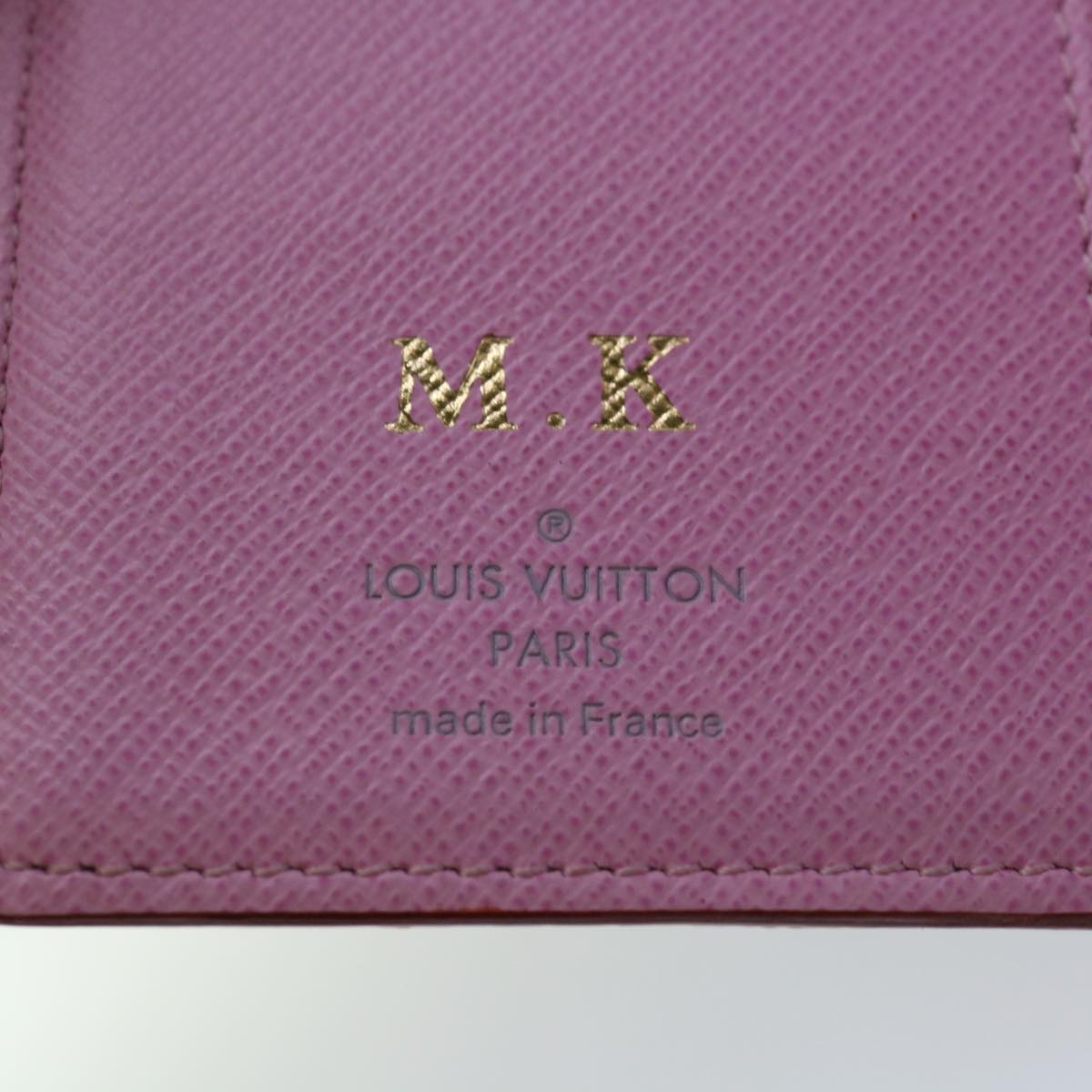 LOUIS VUITTON Multicolor Agenda PM Day Planner Cover White R21074 LV Auth 67747