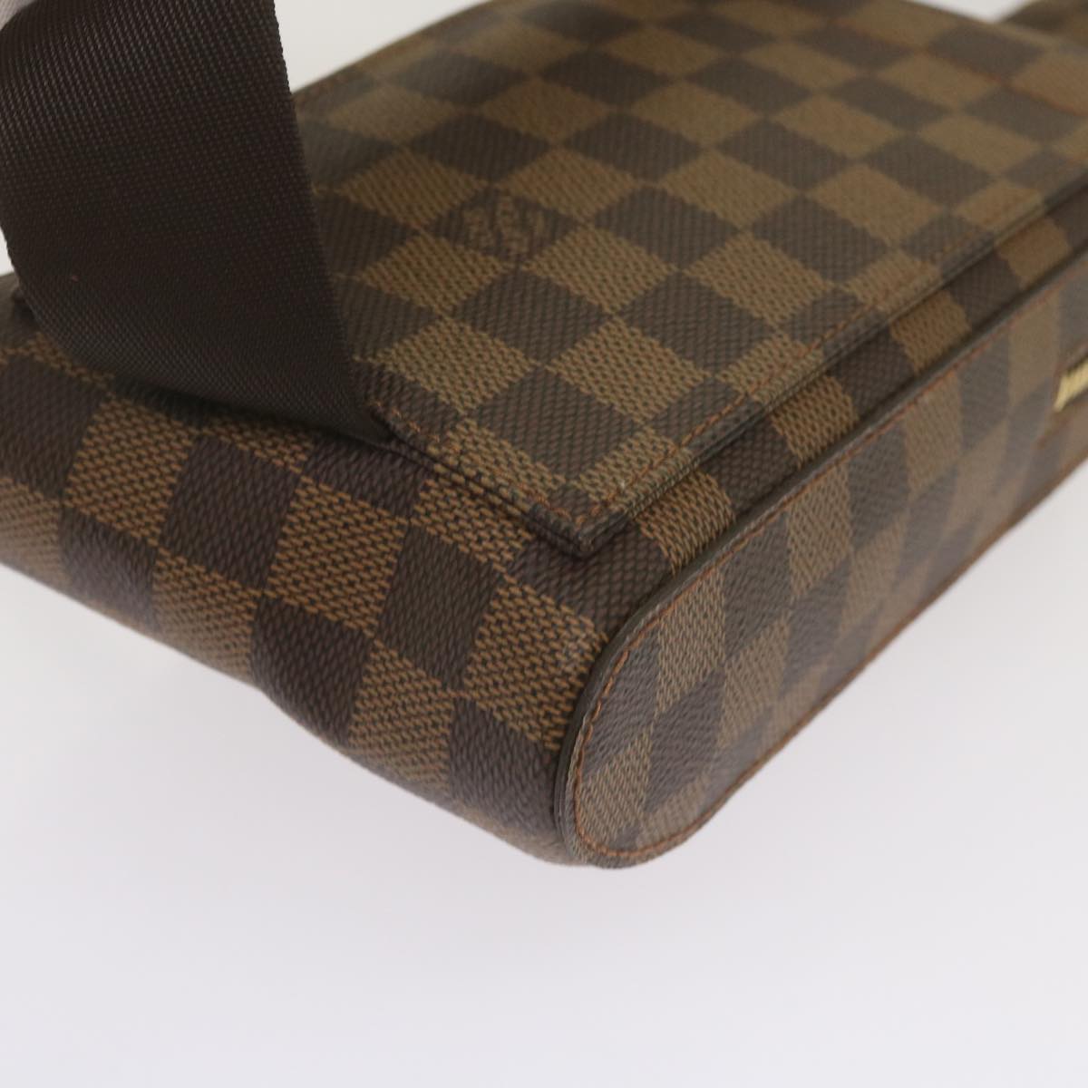 LOUIS VUITTON Damier Ebene Geronimos Shoulder Bag N51994 LV Auth 67763