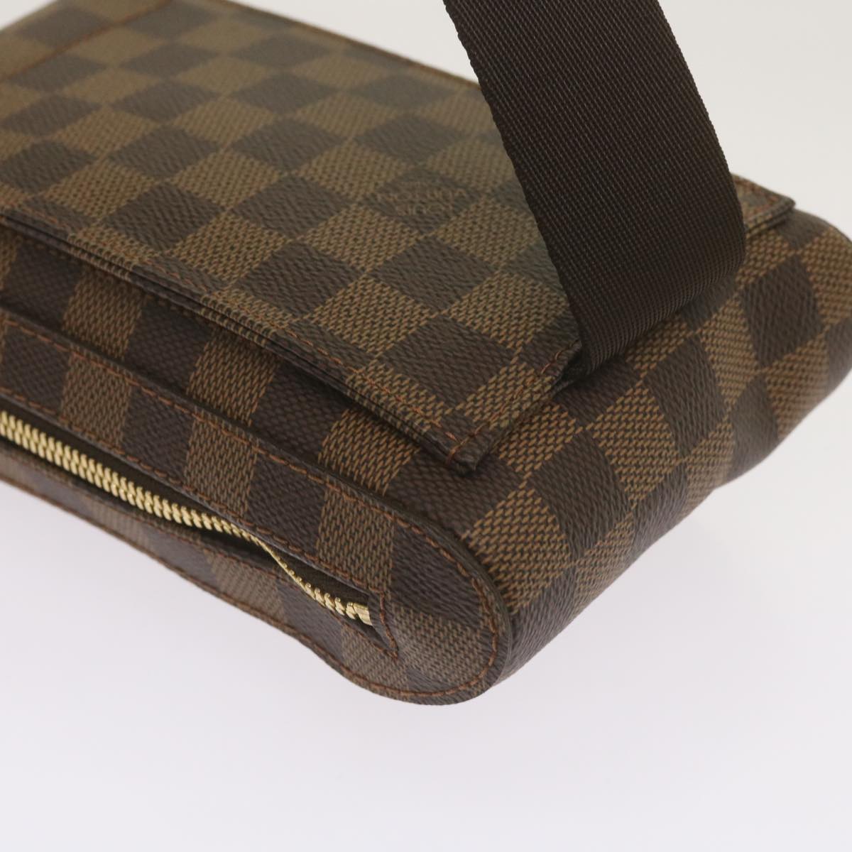 LOUIS VUITTON Damier Ebene Geronimos Shoulder Bag N51994 LV Auth 67763