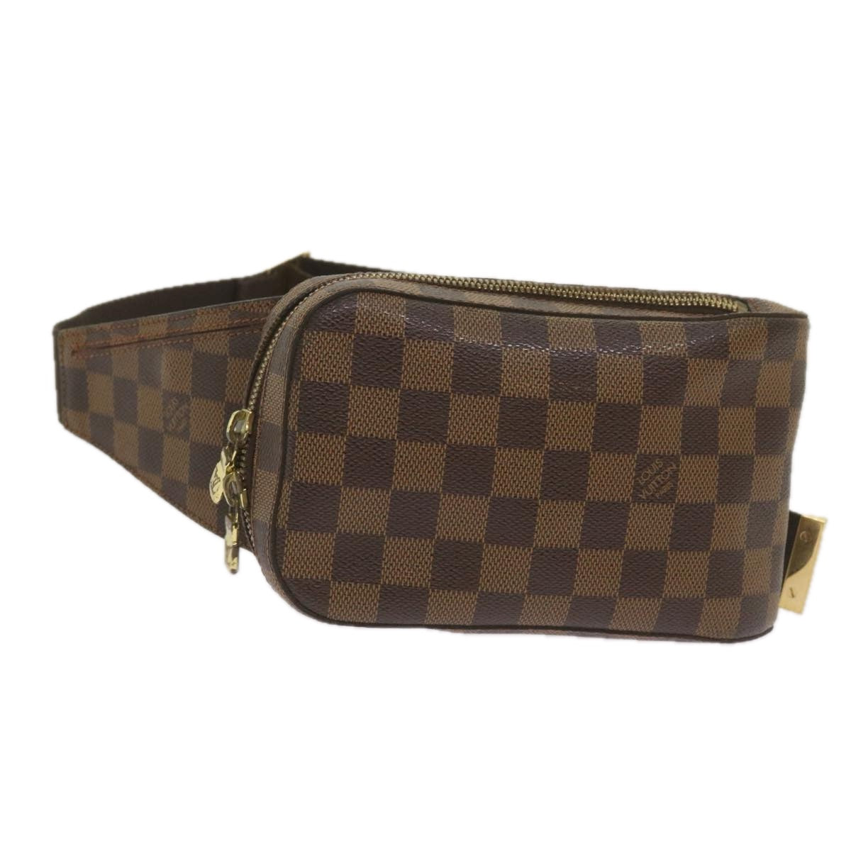 LOUIS VUITTON Damier Ebene Geronimos Shoulder Bag N51994 LV Auth 67764