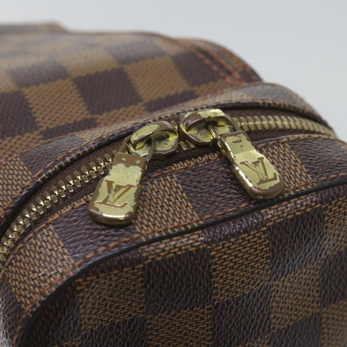 LOUIS VUITTON Damier Ebene Geronimos Shoulder Bag N51994 LV Auth 67764