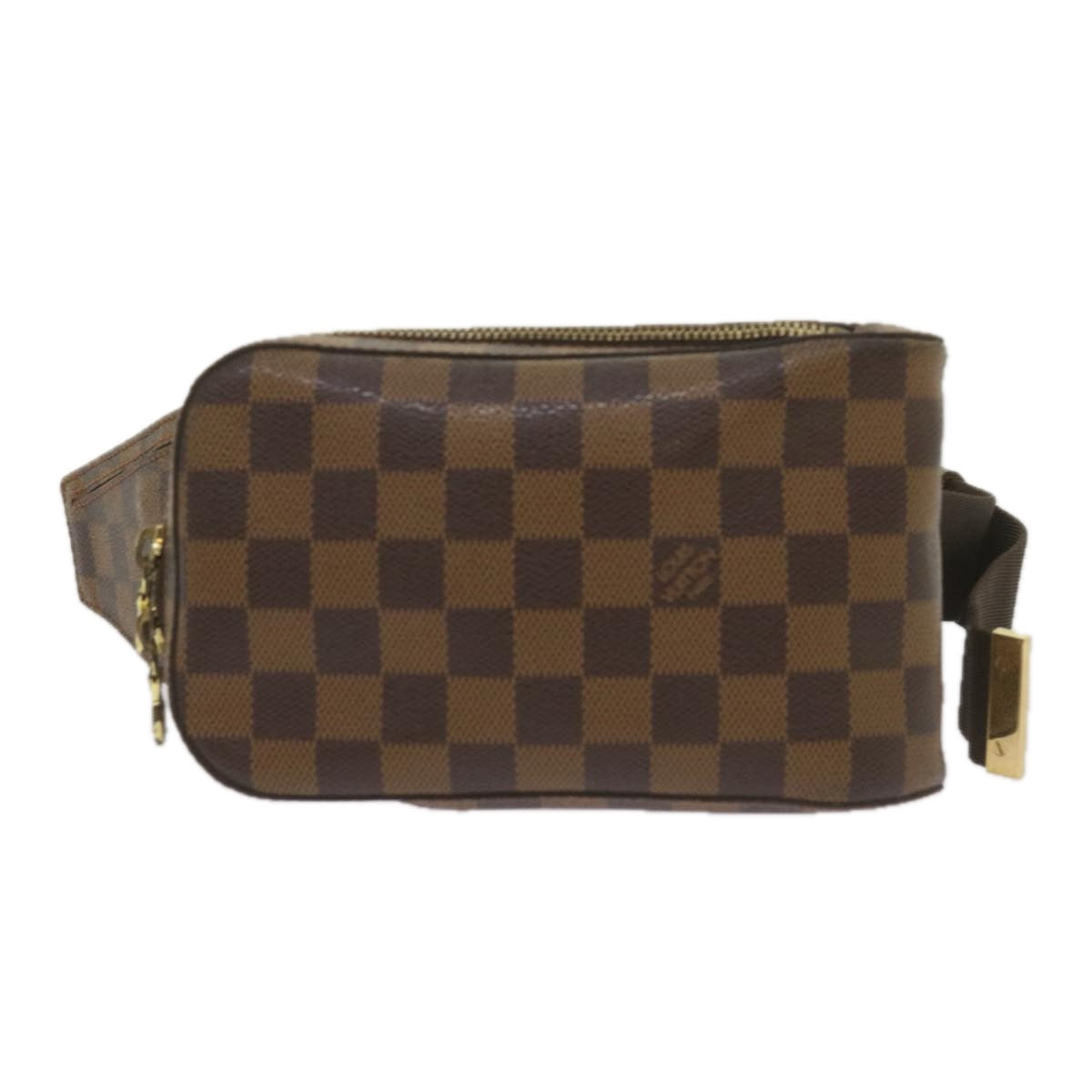 LOUIS VUITTON Damier Ebene Geronimos Shoulder Bag N51994 LV Auth 67764