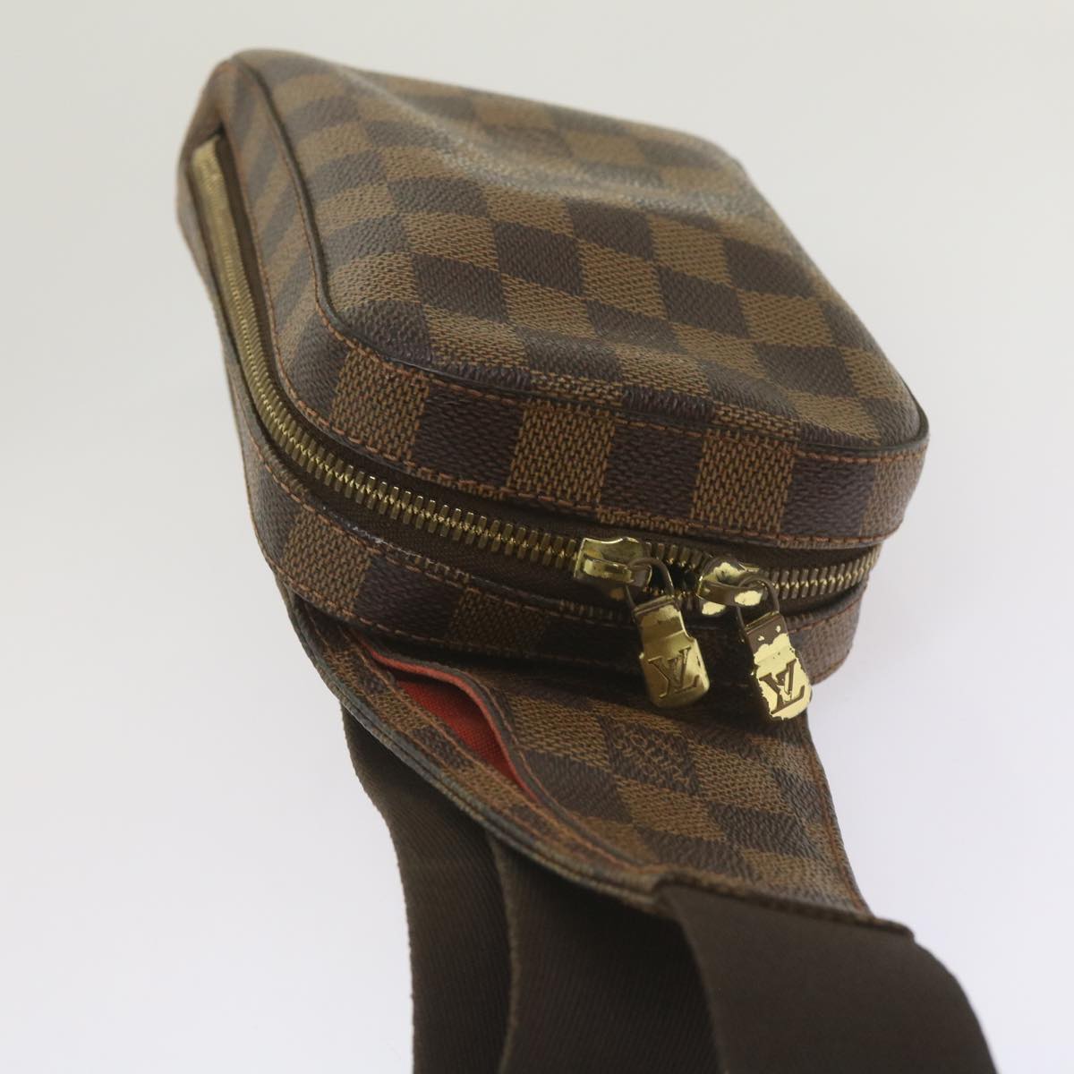 LOUIS VUITTON Damier Ebene Geronimos Shoulder Bag N51994 LV Auth 67764