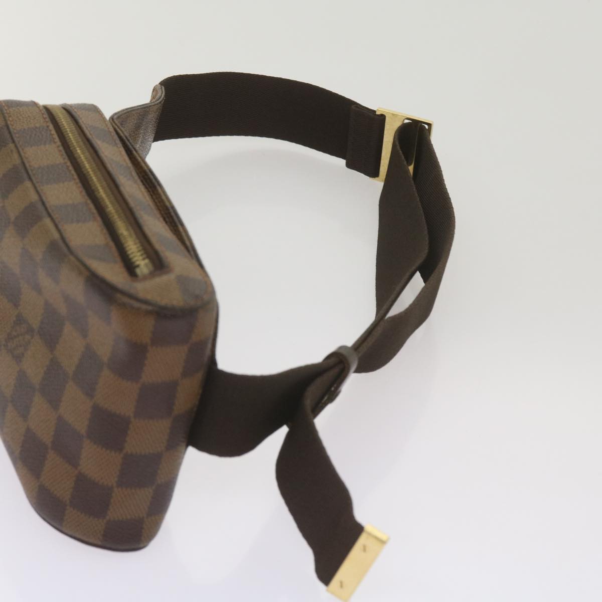 LOUIS VUITTON Damier Ebene Geronimos Shoulder Bag N51994 LV Auth 67764