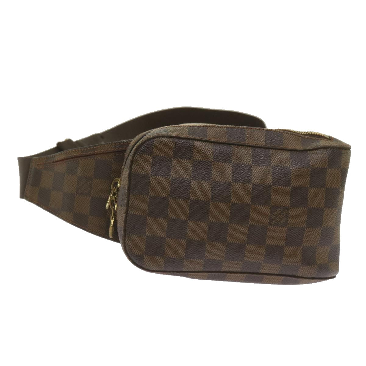 LOUIS VUITTON Damier Ebene Geronimos Shoulder Bag N51994 LV Auth 67765