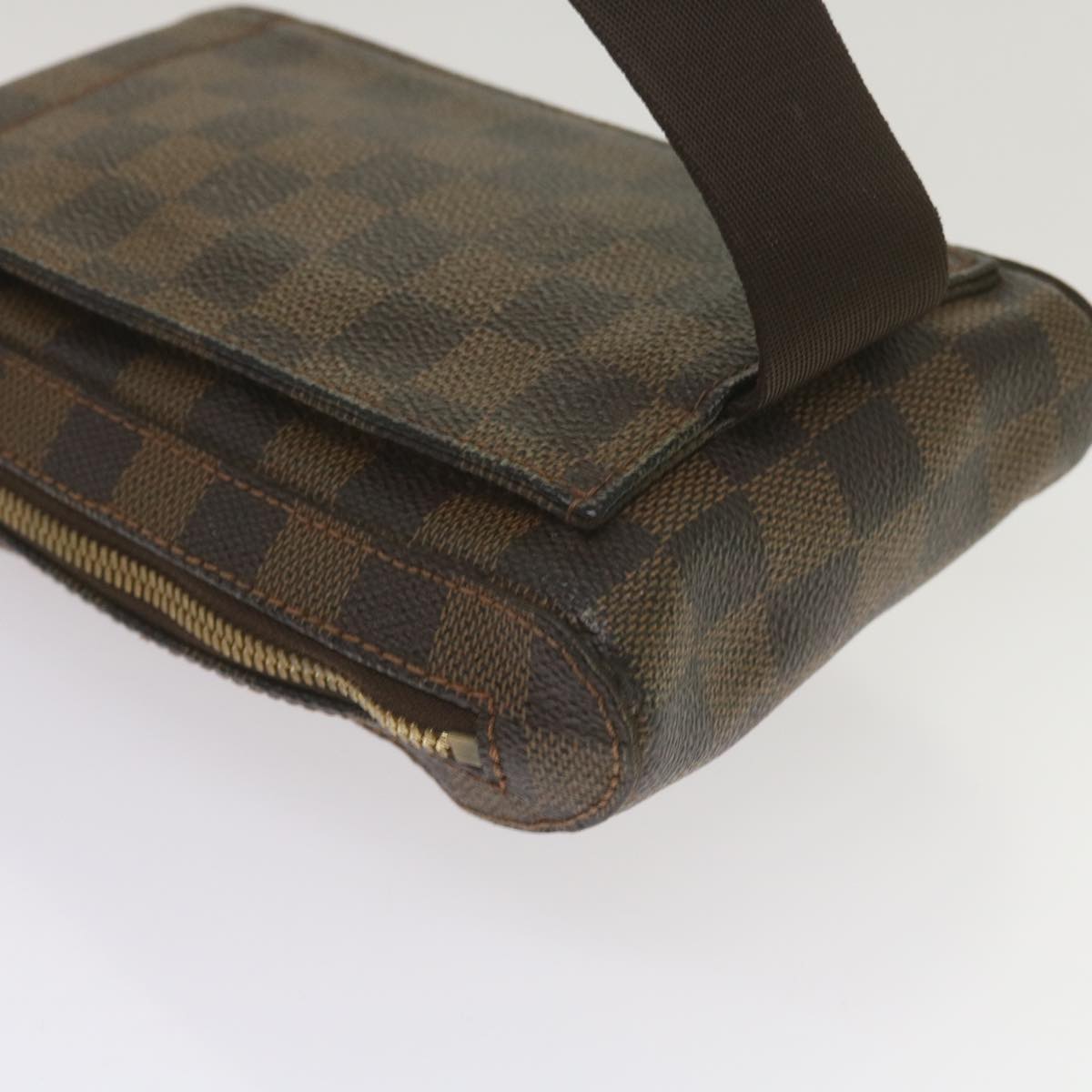 LOUIS VUITTON Damier Ebene Geronimos Shoulder Bag N51994 LV Auth 67765