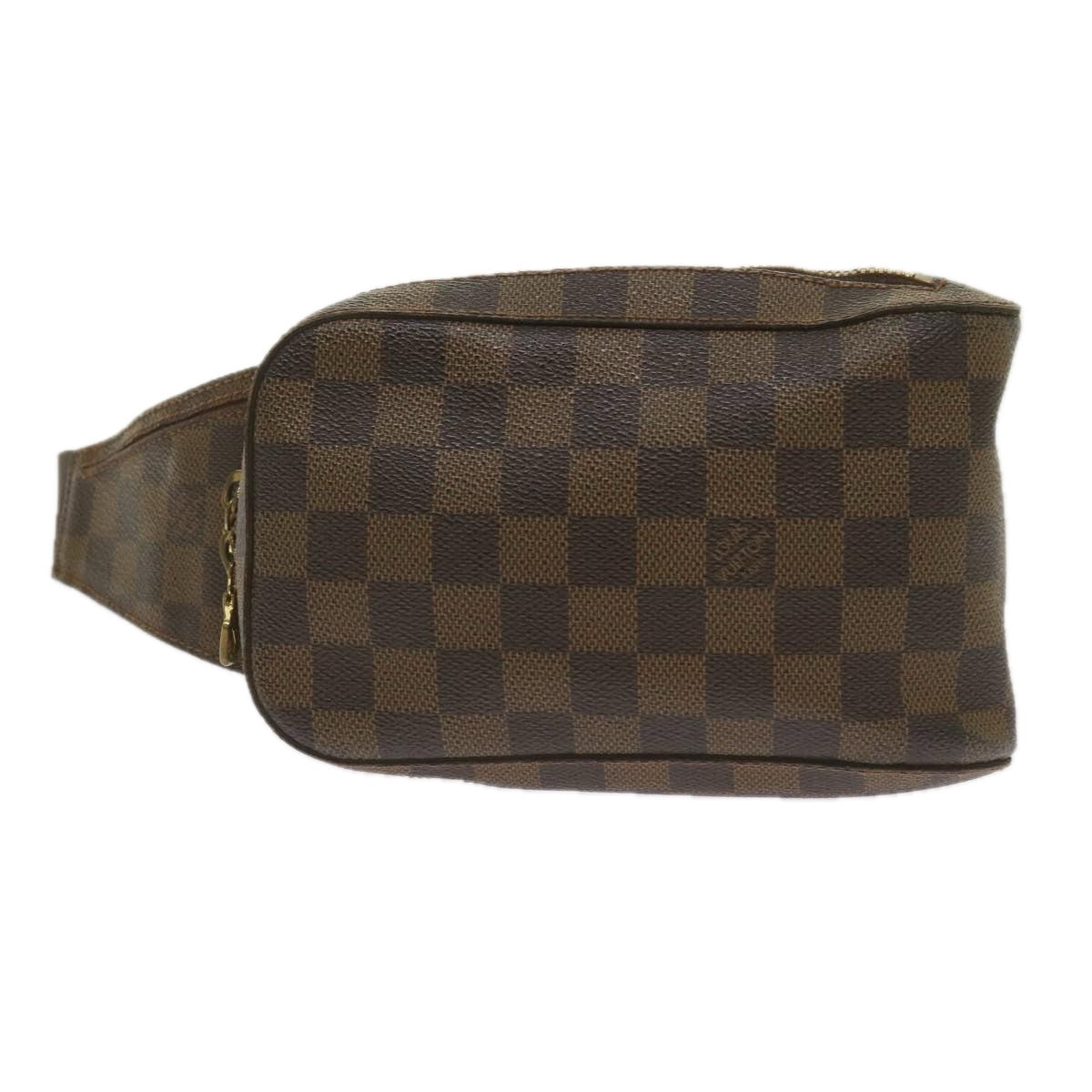 LOUIS VUITTON Damier Ebene Geronimos Shoulder Bag N51994 LV Auth 67765