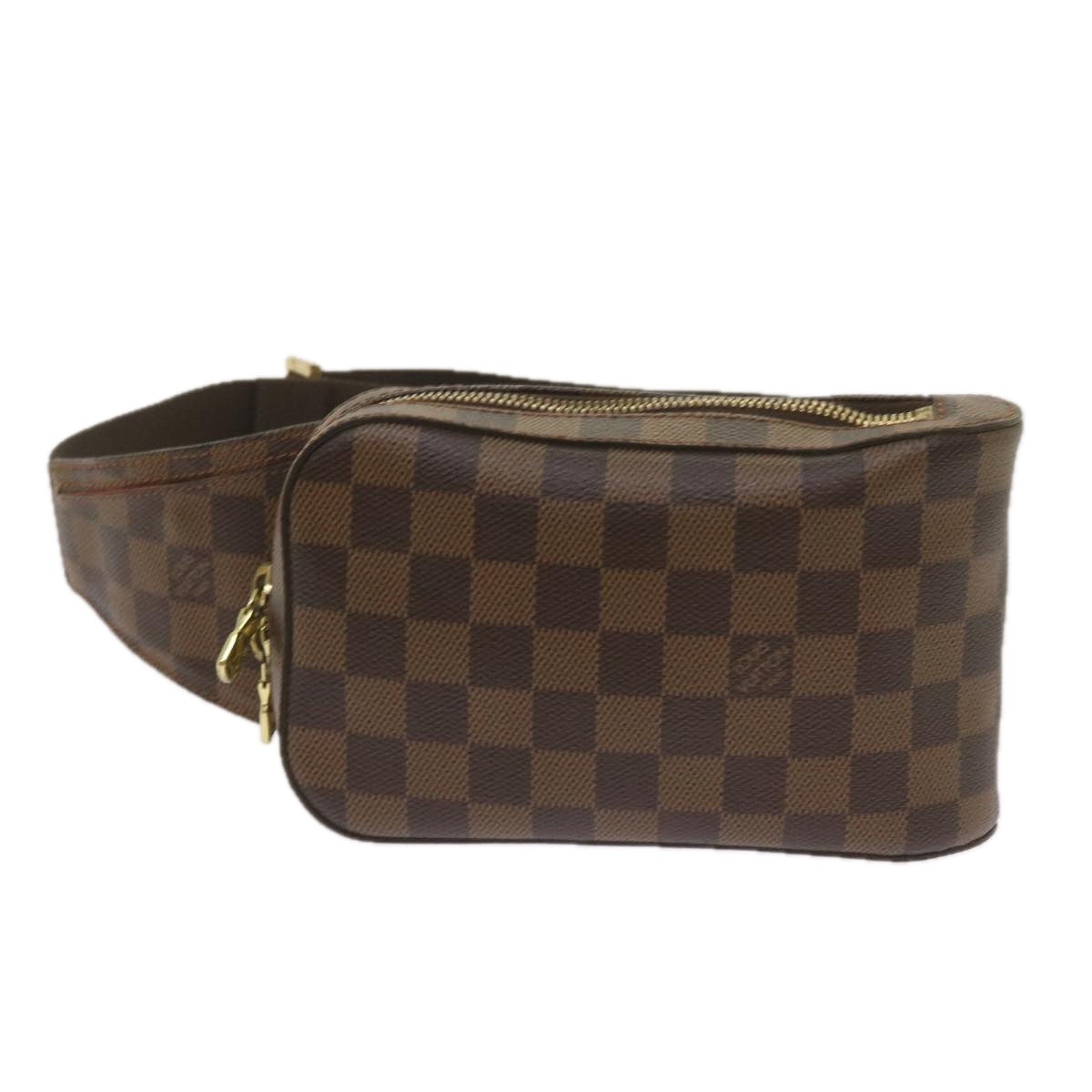 LOUIS VUITTON Damier Ebene Geronimos Shoulder Bag N51994 LV Auth 67766