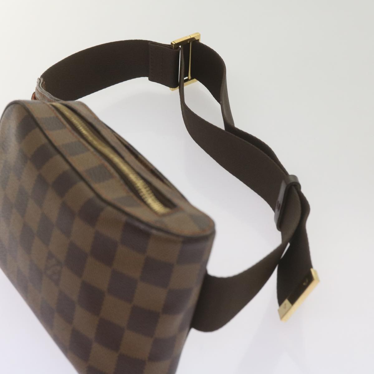 LOUIS VUITTON Damier Ebene Geronimos Shoulder Bag N51994 LV Auth 67766