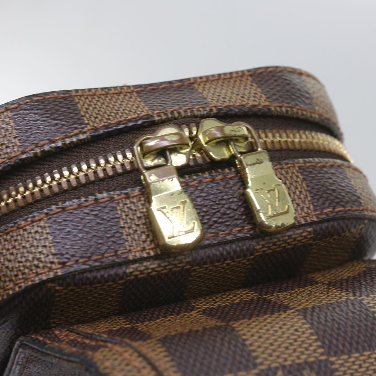 LOUIS VUITTON Damier Ebene Geronimos Shoulder Bag N51994 LV Auth 67767