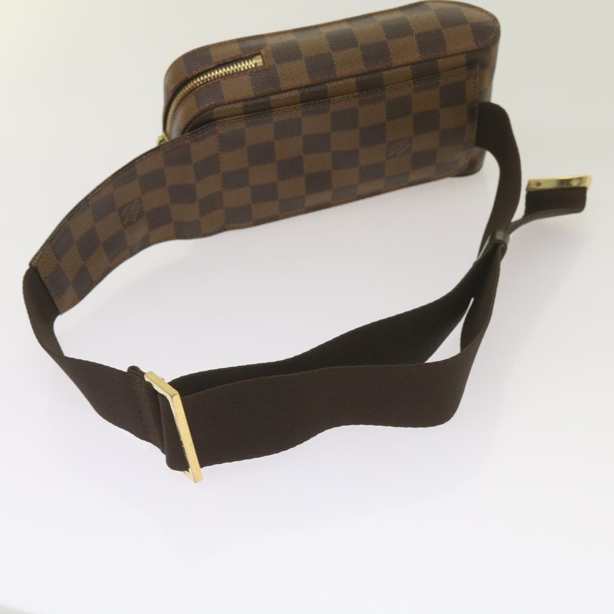 LOUIS VUITTON Damier Ebene Geronimos Shoulder Bag N51994 LV Auth 67767