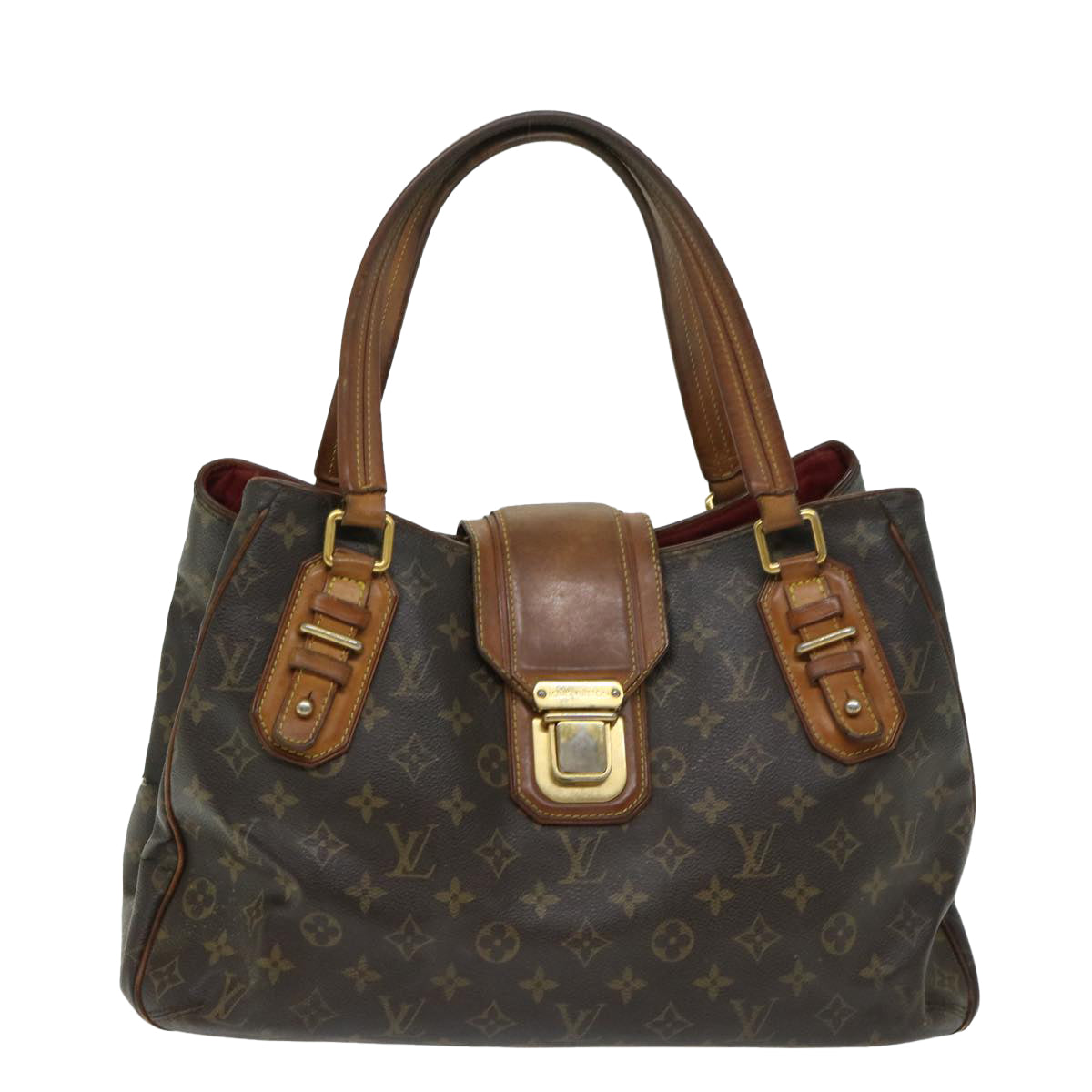 LOUIS VUITTON Monogram Greet Shoulder Bag M55210 LV Auth 67771