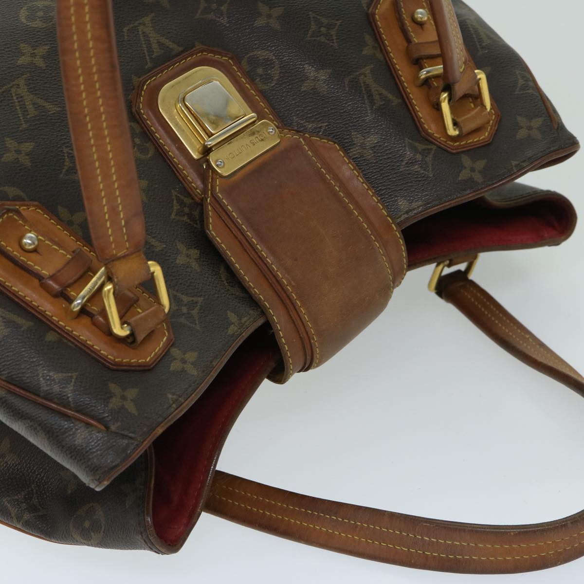 LOUIS VUITTON Monogram Greet Shoulder Bag M55210 LV Auth 67771