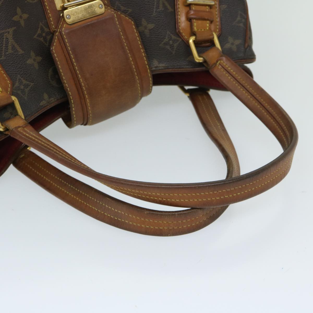 LOUIS VUITTON Monogram Greet Shoulder Bag M55210 LV Auth 67771