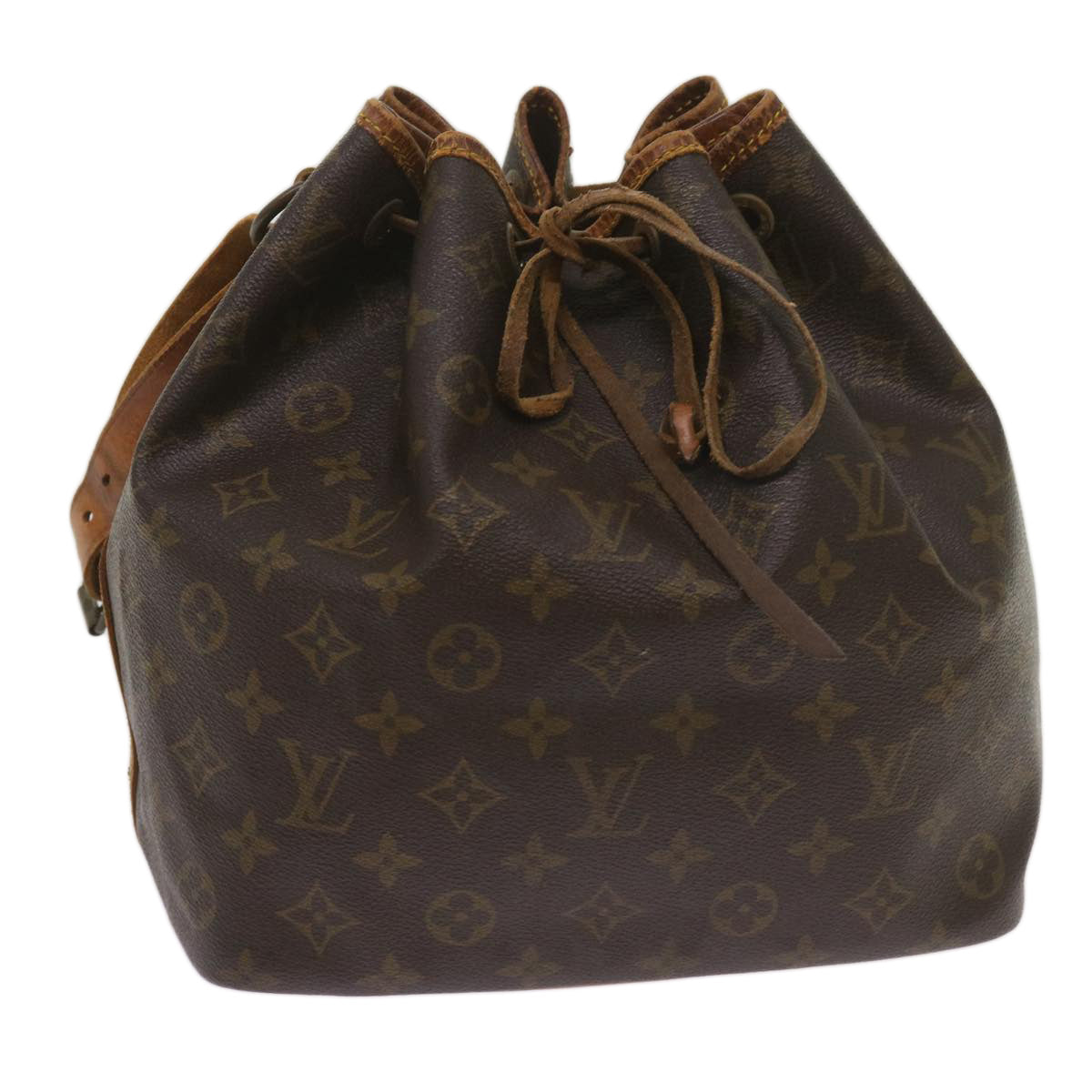 LOUIS VUITTON Monogram Petit Noe Shoulder Bag M42226 LV Auth 67779