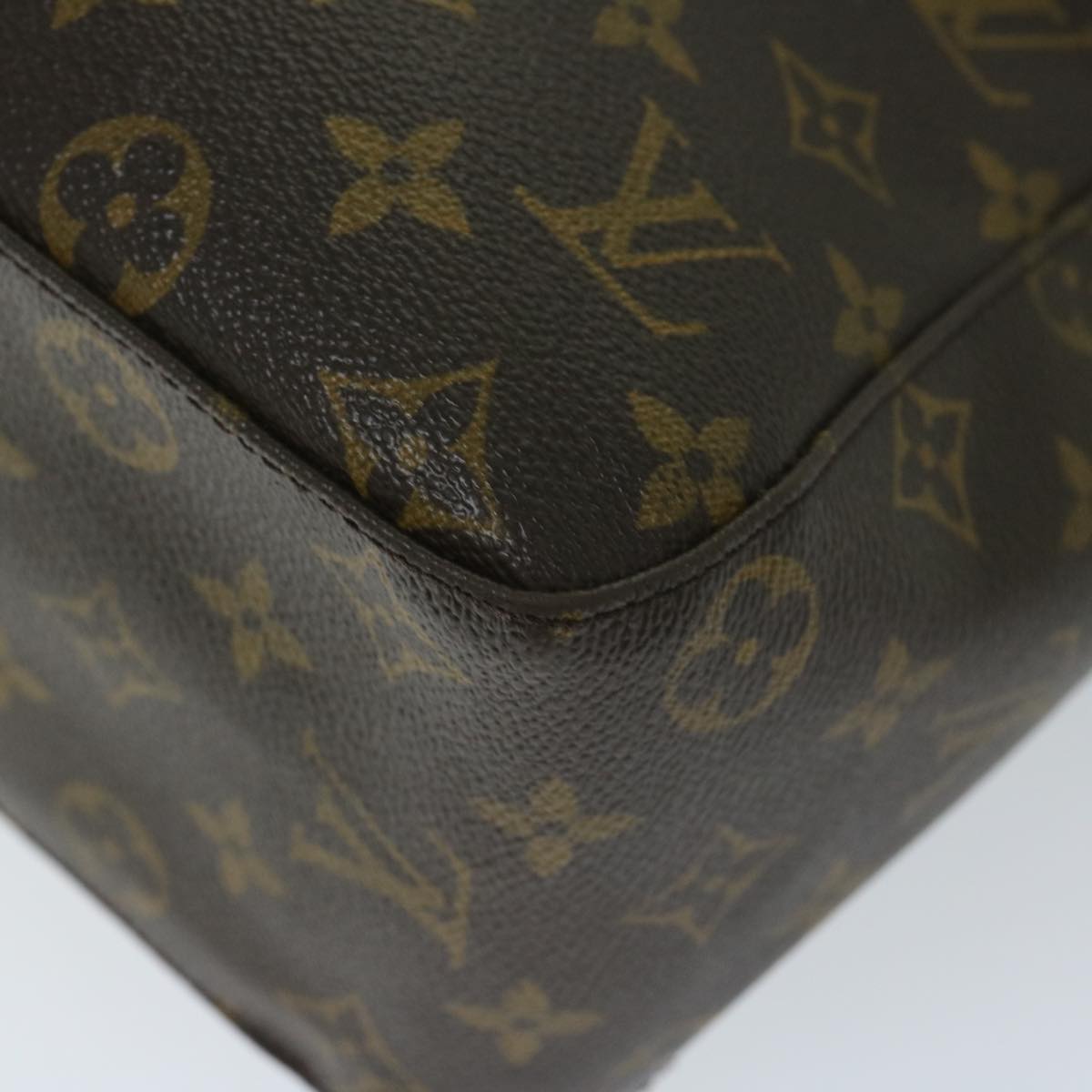 LOUIS VUITTON Monogram Looping GM Shoulder Bag M51145 LV Auth 67781