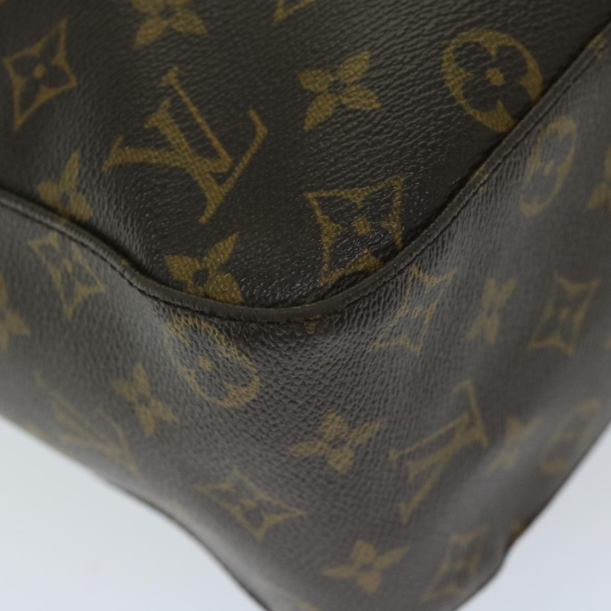 LOUIS VUITTON Monogram Looping GM Shoulder Bag M51145 LV Auth 67781