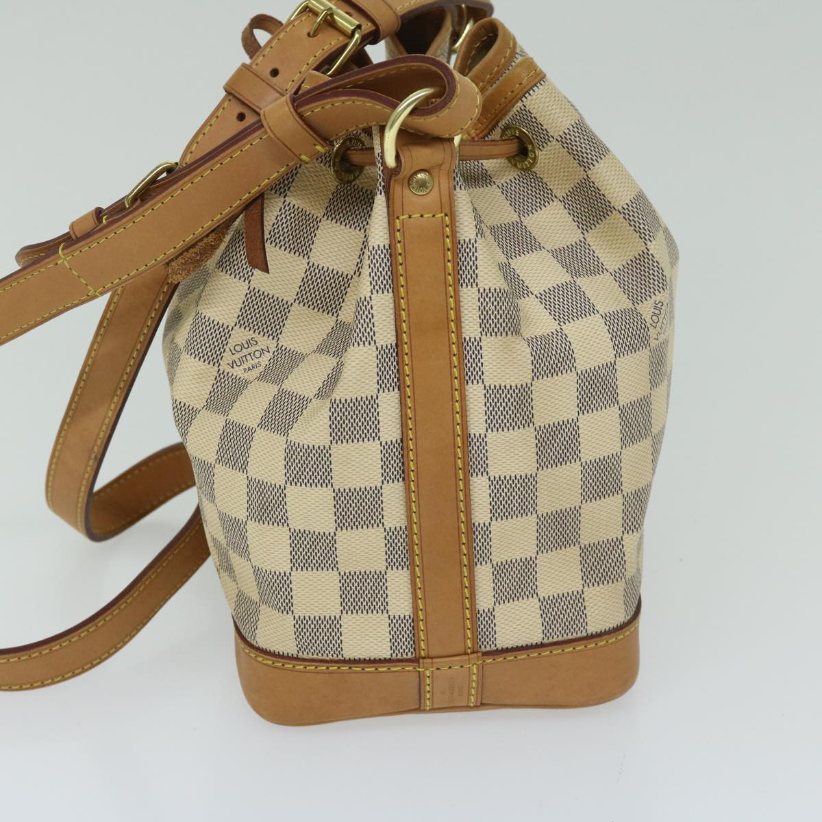 LOUIS VUITTON Damier Azur Noe BB Shoulder Bag N41220 LV Auth 67787