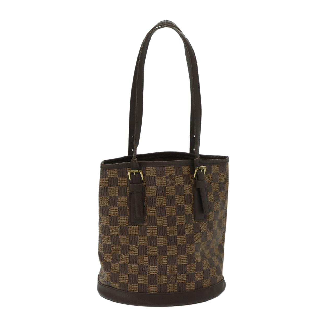 LOUIS VUITTON Damier Ebene Marais Shoulder Bag N42240 LV Auth 67788