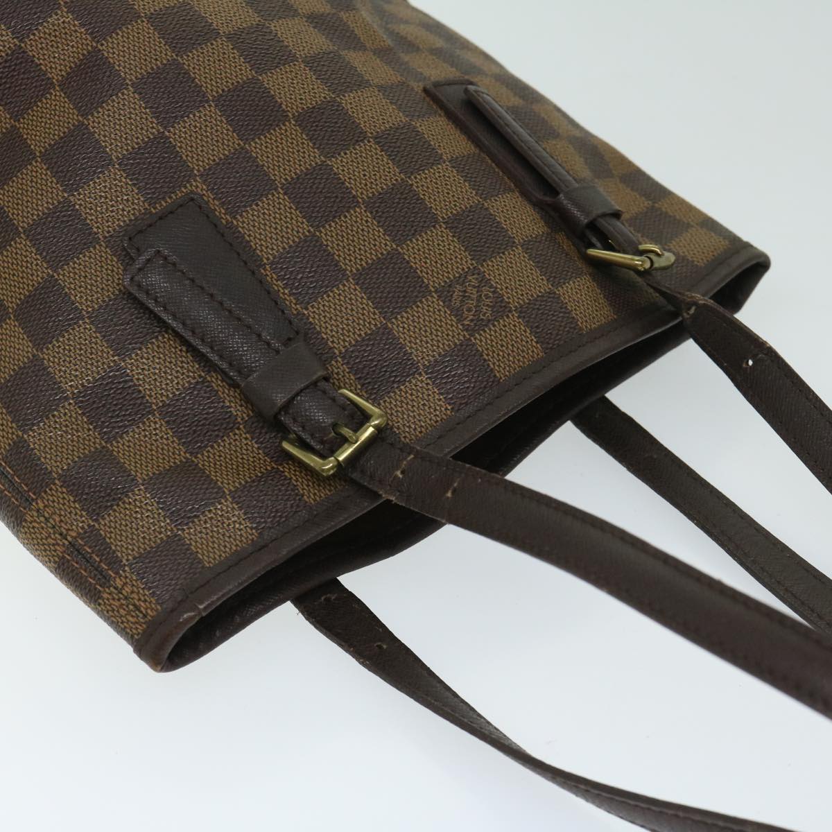 LOUIS VUITTON Damier Ebene Marais Shoulder Bag N42240 LV Auth 67788