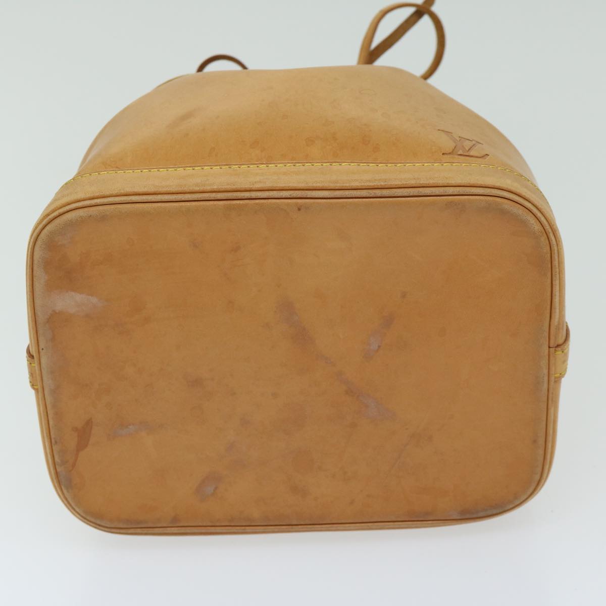 LOUIS VUITTON Nomad Mini Noe Hand Bag Leather Beige M43528 LV Auth 67790