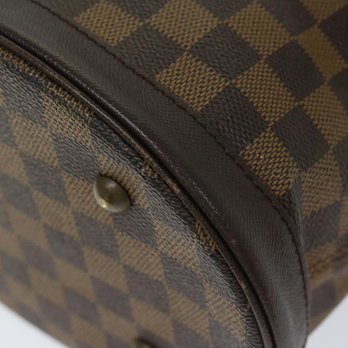 LOUIS VUITTON Damier Ebene Marais Shoulder Bag N42240 LV Auth 67810