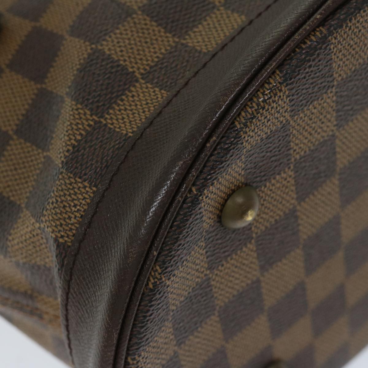 LOUIS VUITTON Damier Ebene Marais Shoulder Bag N42240 LV Auth 67810