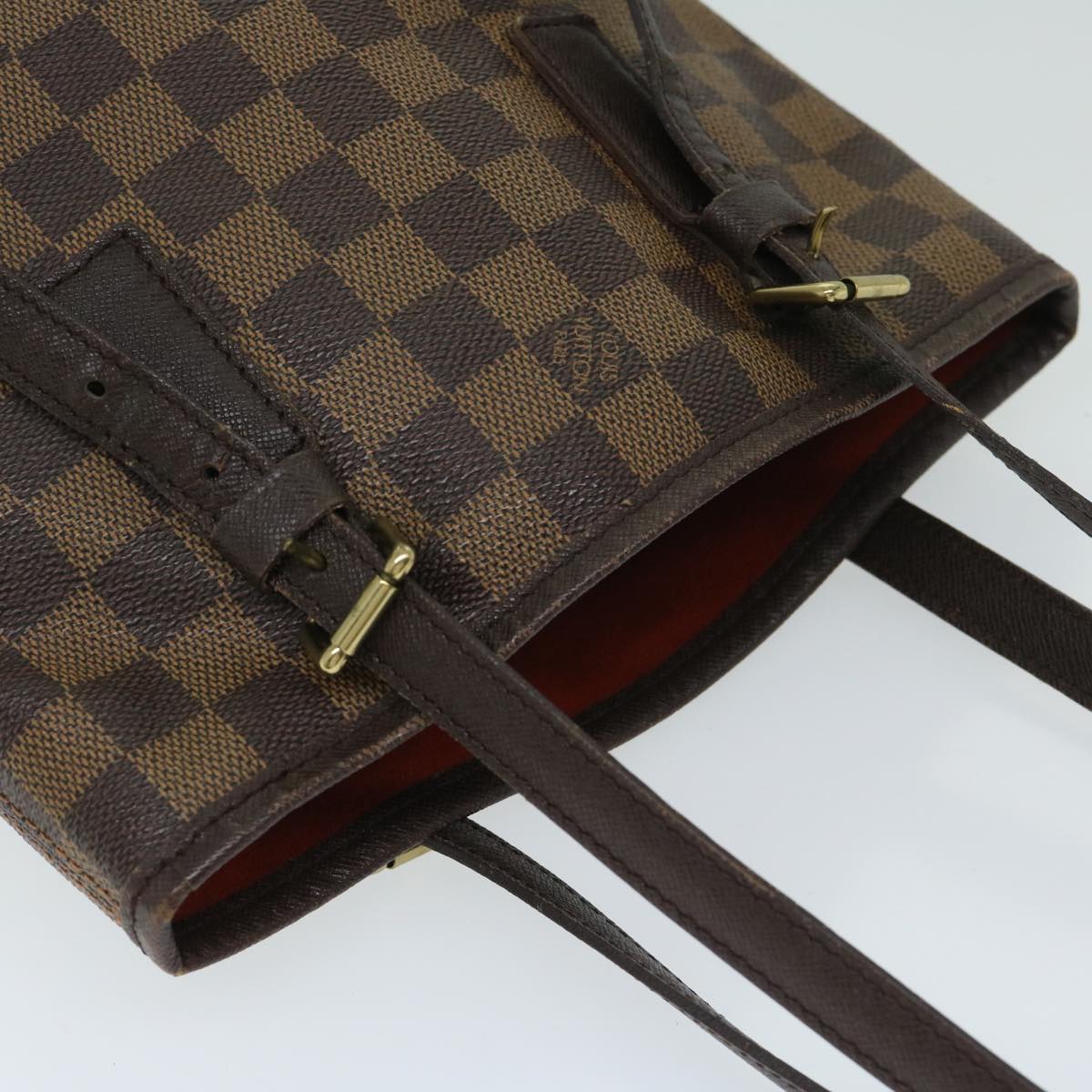 LOUIS VUITTON Damier Ebene Marais Shoulder Bag N42240 LV Auth 67810