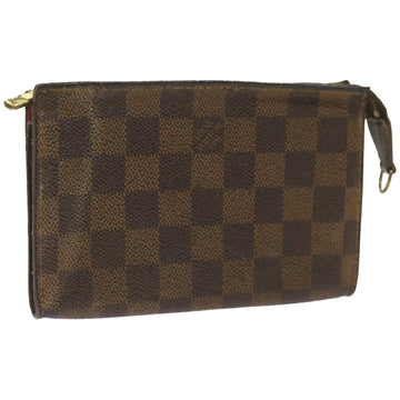 LOUIS VUITTON Damier Ebene Marais Pouch LV Auth 67811