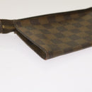 LOUIS VUITTON Damier Ebene Marais Pouch LV Auth 67811-17