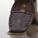 LOUIS VUITTON Damier Ebene Marais Pouch LV Auth 67811-18