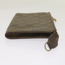 LOUIS VUITTON Damier Ebene Marais Pouch LV Auth 67811-4