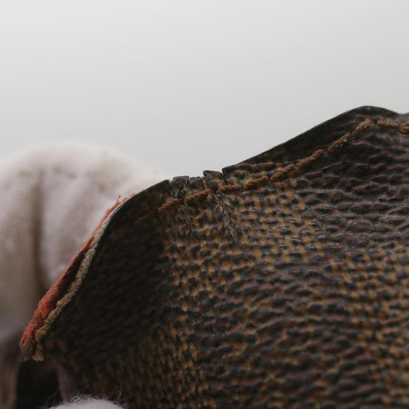 LOUIS VUITTON Damier Ebene Marais Pouch LV Auth 67811