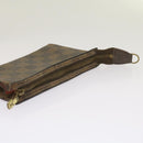 LOUIS VUITTON Damier Ebene Marais Pouch LV Auth 67811-8