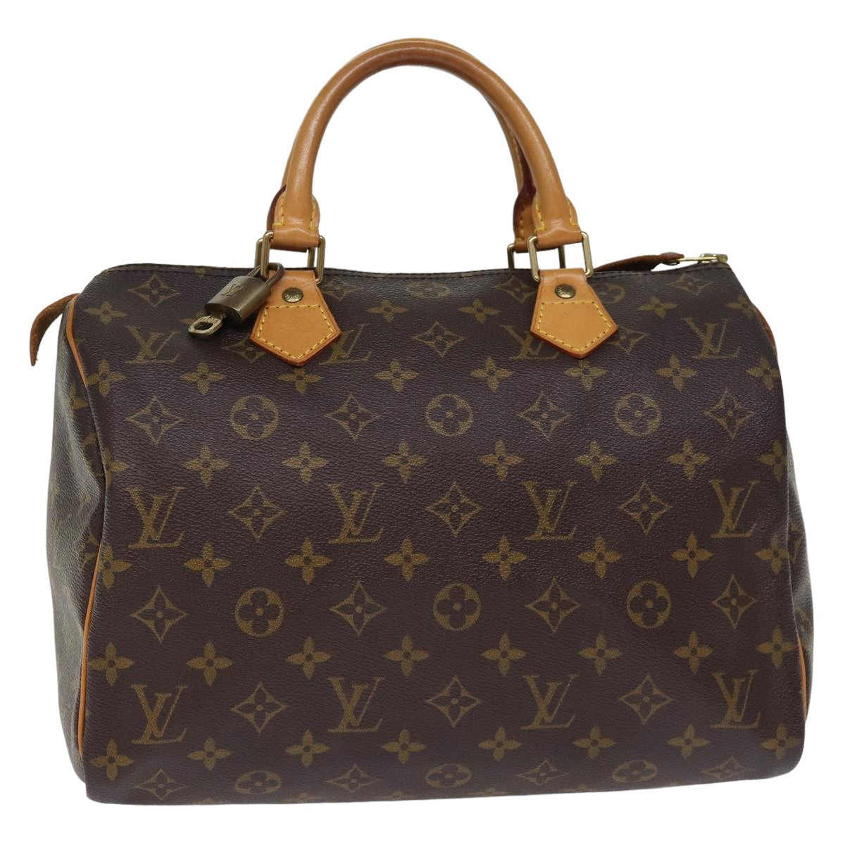 LOUIS VUITTON Monogram Speedy 30 Hand Bag M41526 LV Auth 67831