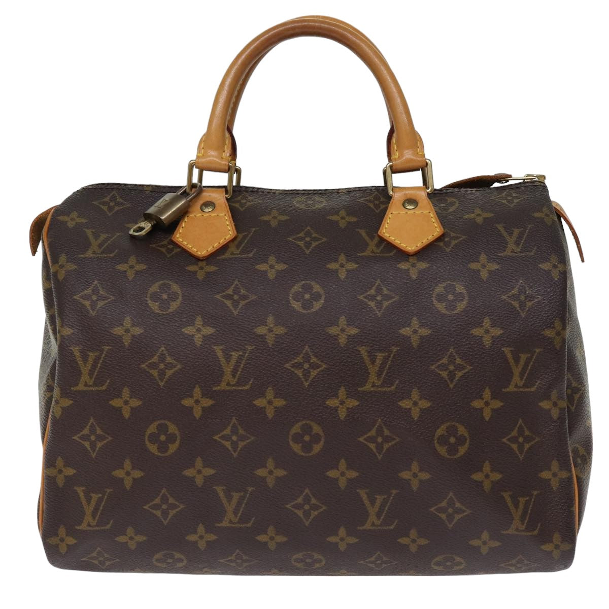 LOUIS VUITTON Monogram Speedy 30 Hand Bag M41526 LV Auth 67831